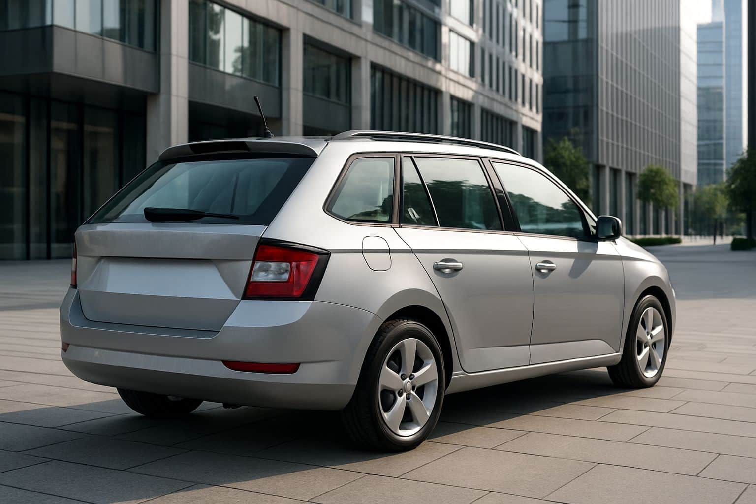 Finance Skoda Fabia - skoda fabia estate 2015 2021 rear angle