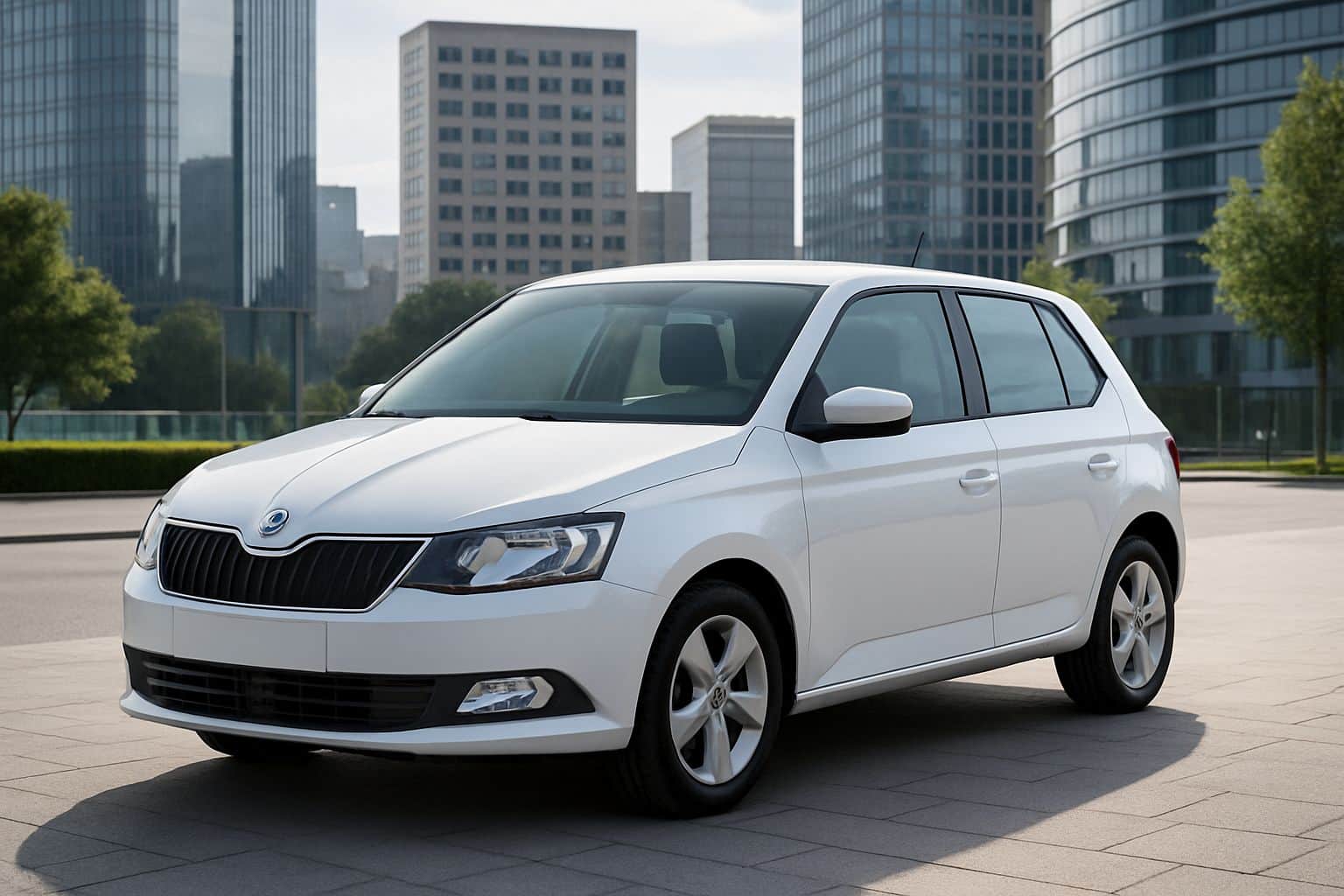 Finance Skoda Fabia - skoda fabia hatchback 2015 2021 front angle