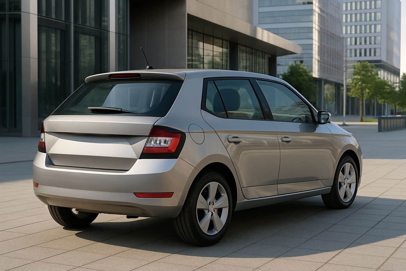 Finance Skoda Fabia - skoda fabia hatchback 2015 2021 rear angle