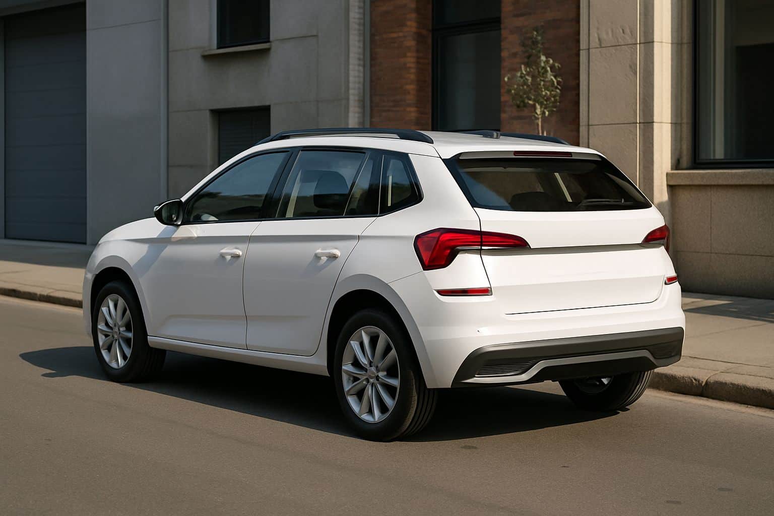 Finance Skoda Kamiq - skoda kamiq suv 2019 onwards rear angle