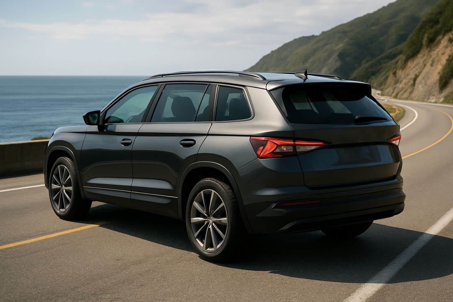 Finance Skoda Kodiaq - skoda kodiaq suv 2024 onwards rear angle