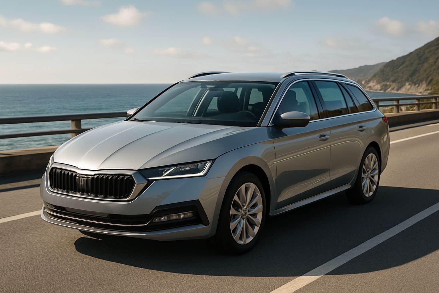 Finance Skoda Octavia - skoda octavia estate 2020 onwards front angle