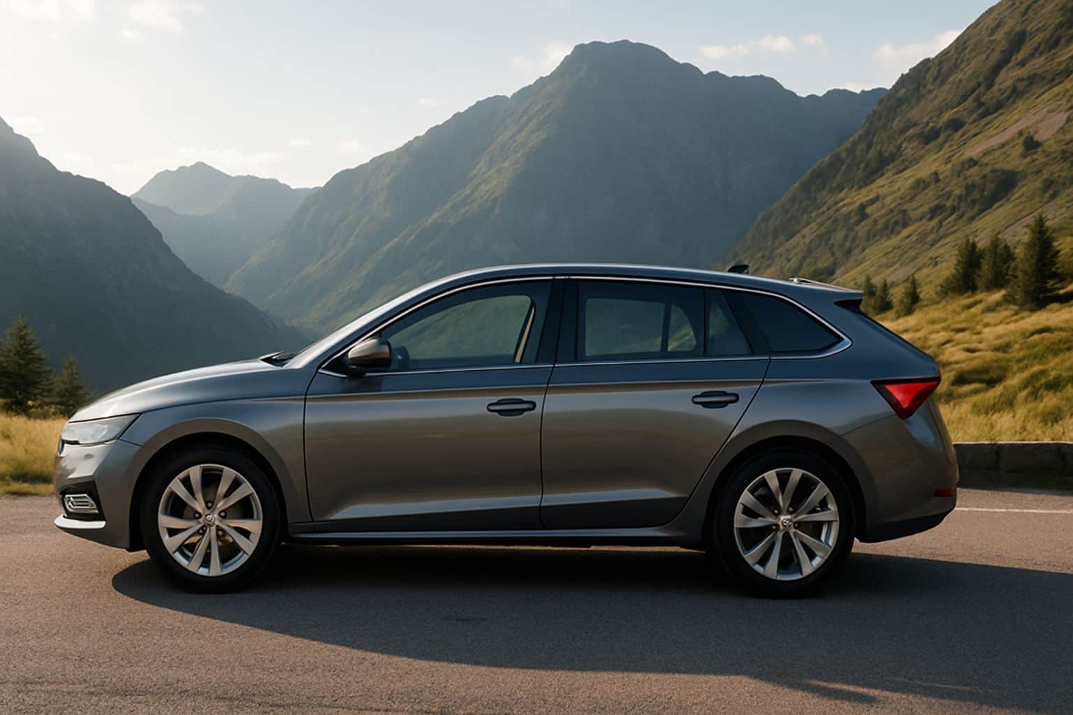 Finance Skoda Octavia - skoda octavia hatchback 2020 onwards full side profile