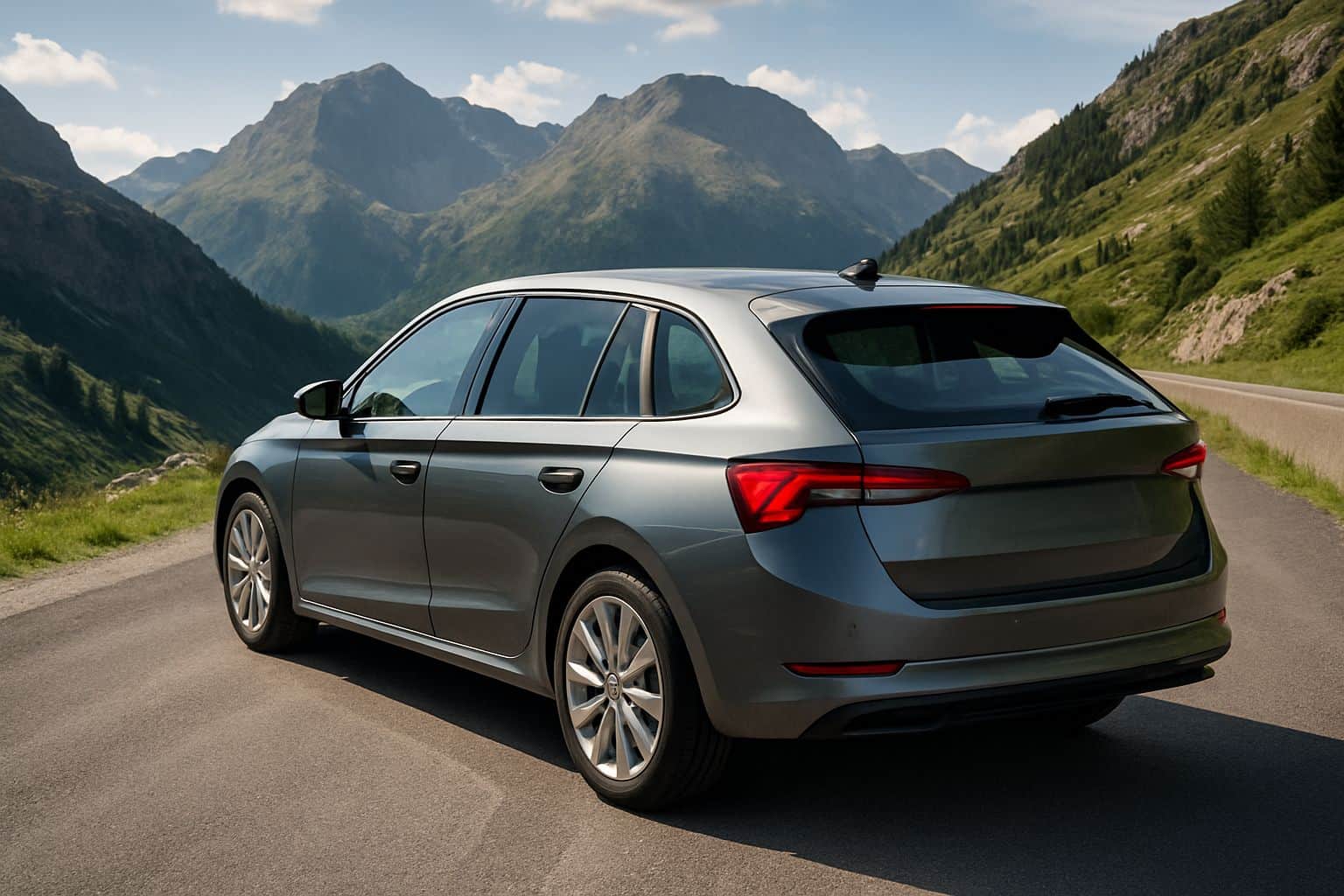 Finance Skoda Octavia - skoda octavia hatchback 2020 onwards rear angle