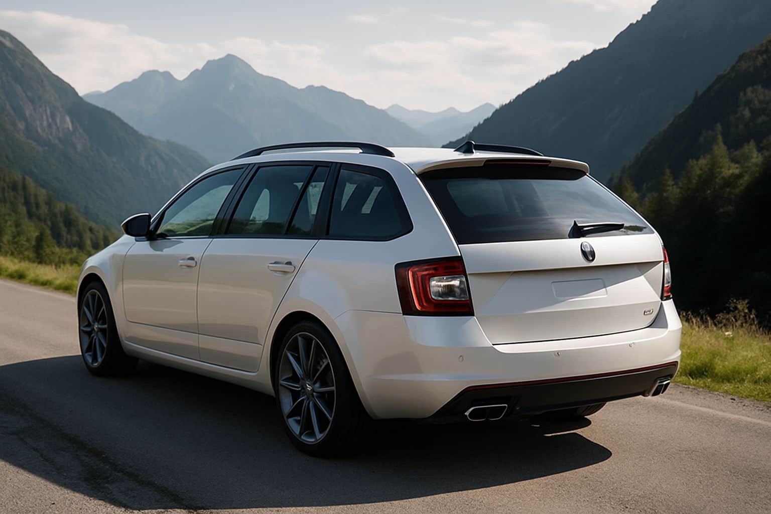 Finance Skoda Octavia - skoda octavia vrs 2013 2017 rear angle