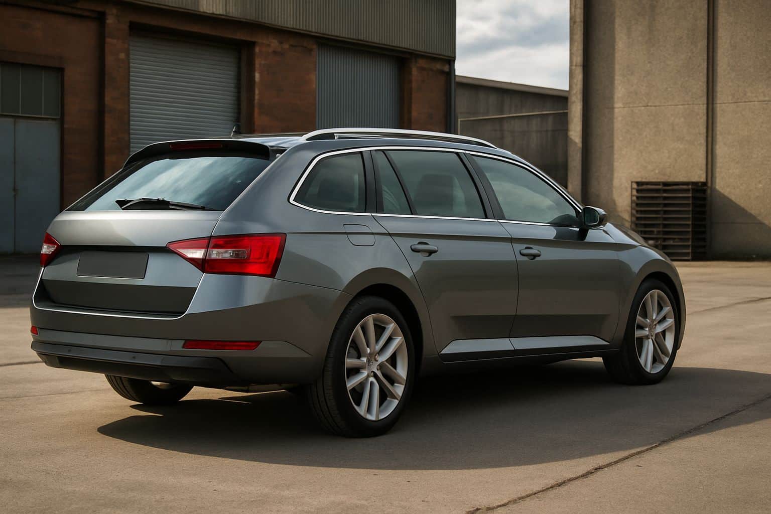 Finance Skoda Superb - skoda superb estate 2015 2023 rear angle