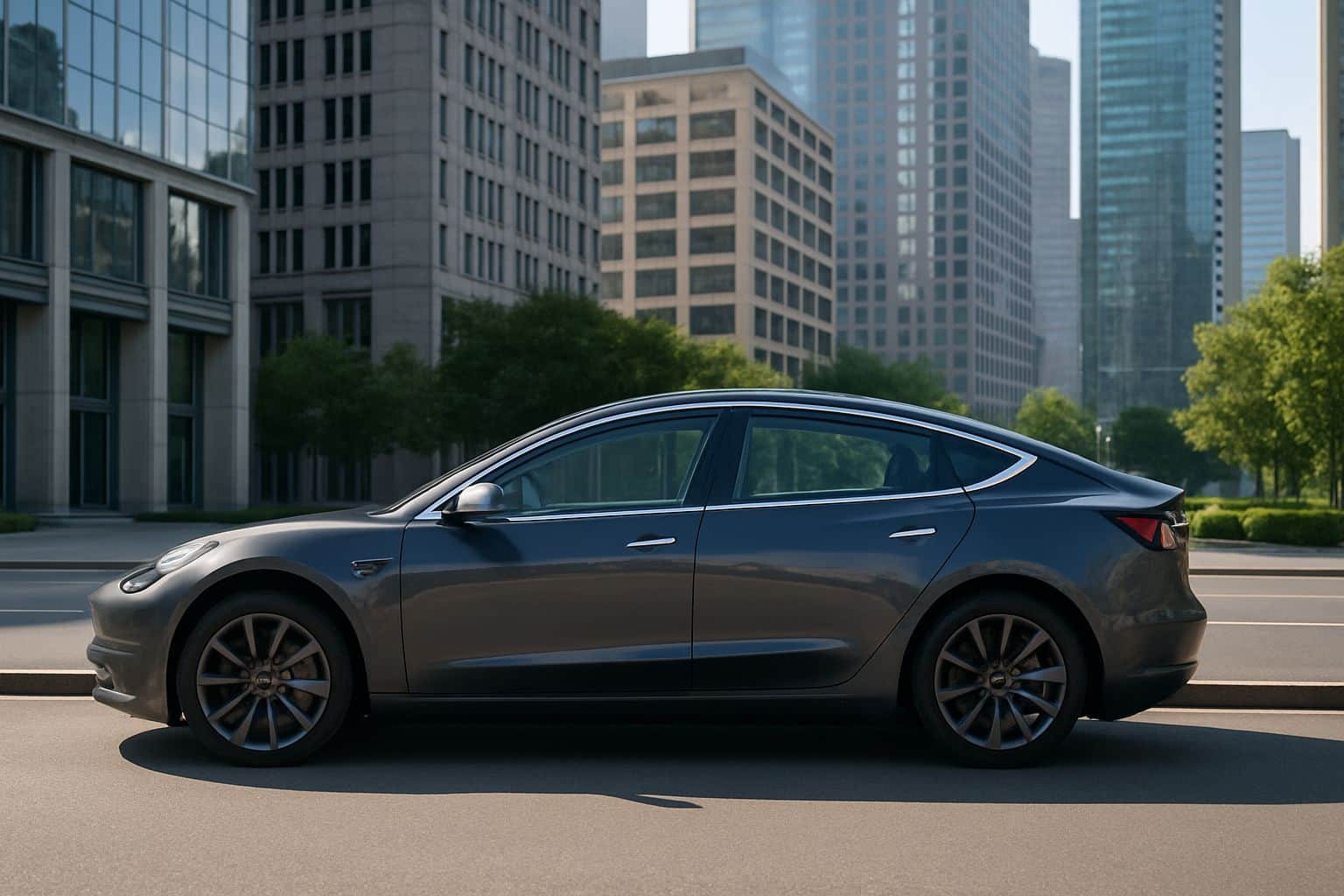 Finance Tesla Model 3 - tesla model 3 2016 onwards full side profile