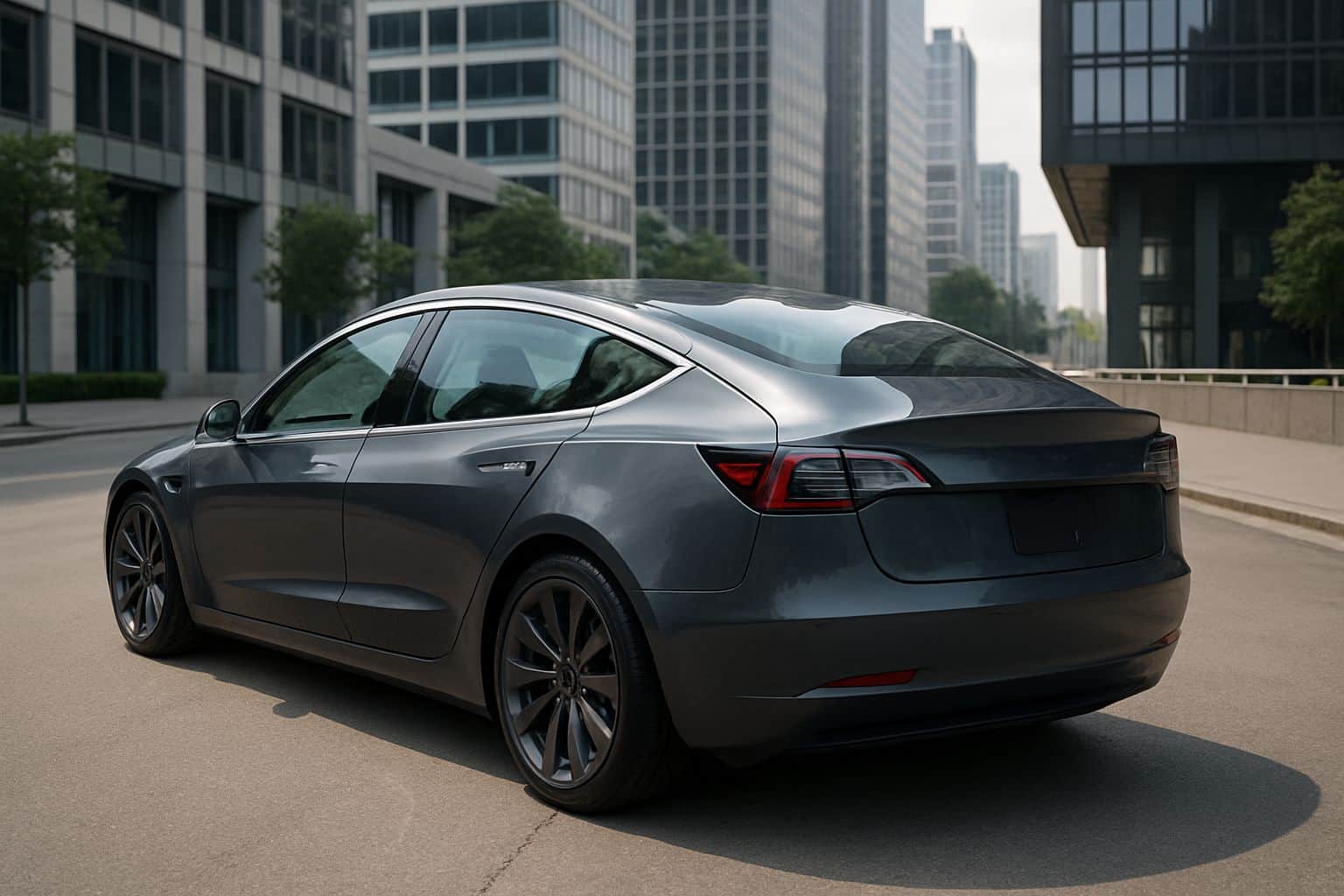 Finance Tesla Model 3 - tesla model 3 2016 onwards rear angle