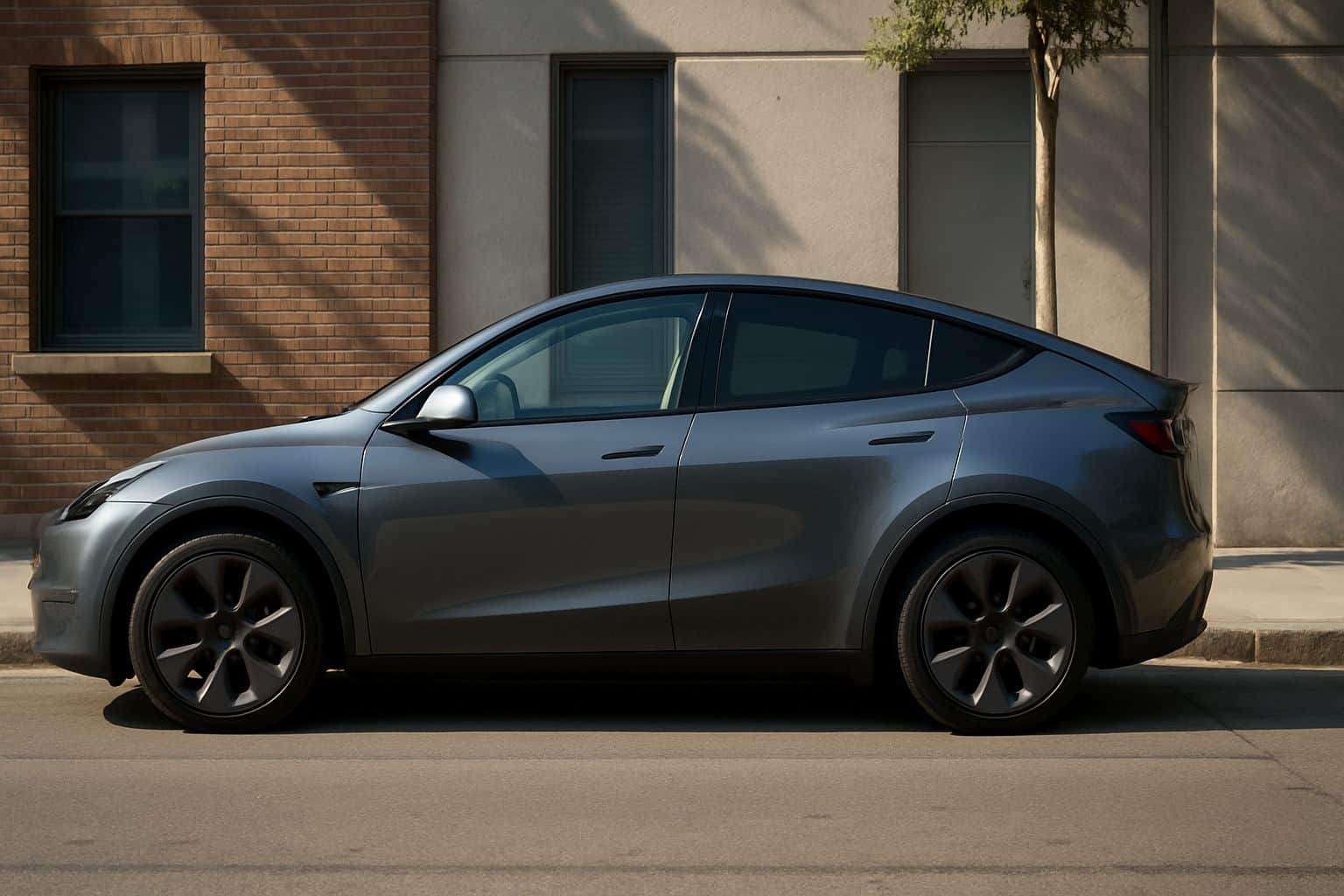 Finance Tesla Model Y - tesla model y suv 2019 onwards full side profile