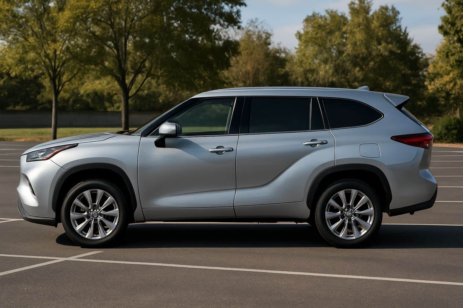 Finance Toyota Highlander - toyota highlander suv 2021 2022 full side profile