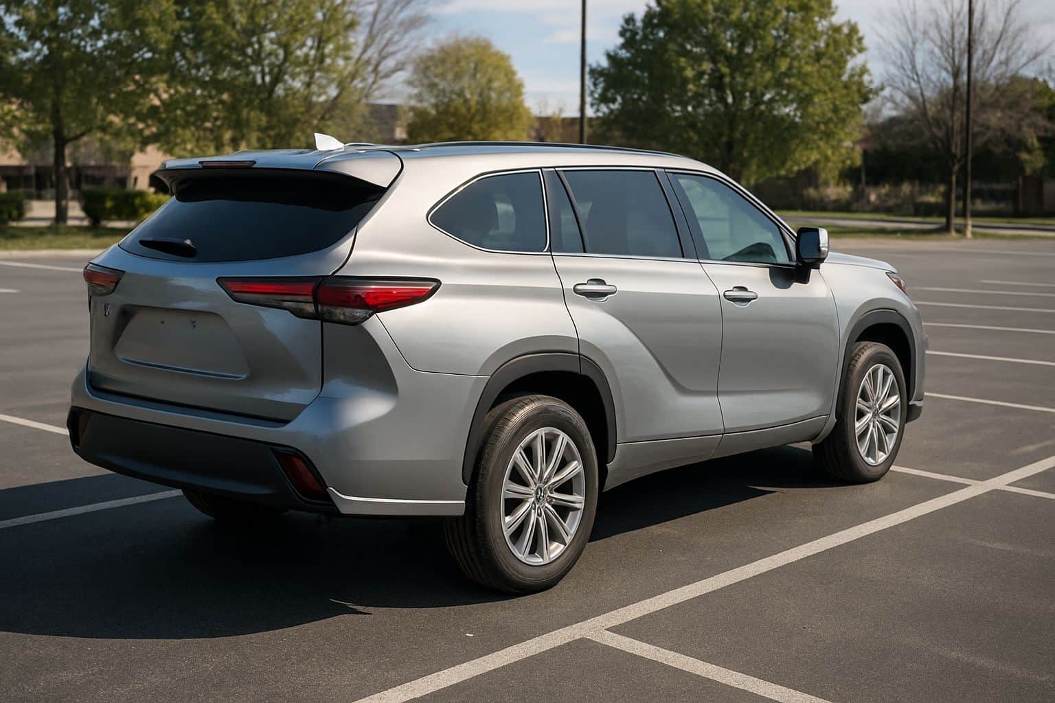 Finance Toyota Highlander - toyota highlander suv 2021 2022 rear angle