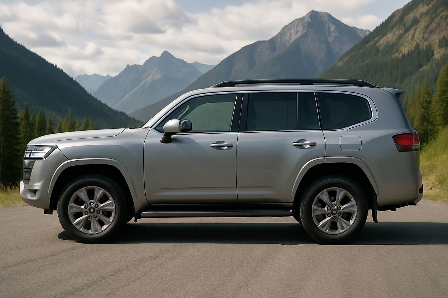 Finance Toyota Land Cruiser - toyota land cruiser suv 2024 onwards full side profile