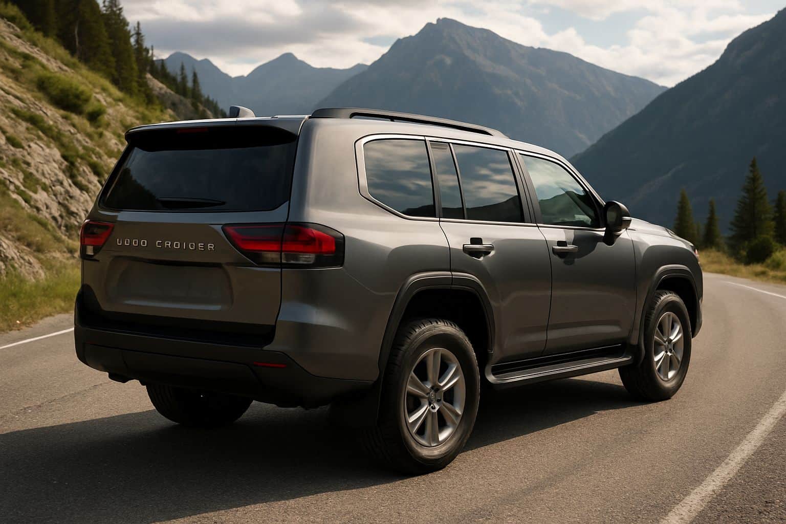 Finance Toyota Land Cruiser - toyota land cruiser suv 2024 onwards rear angle