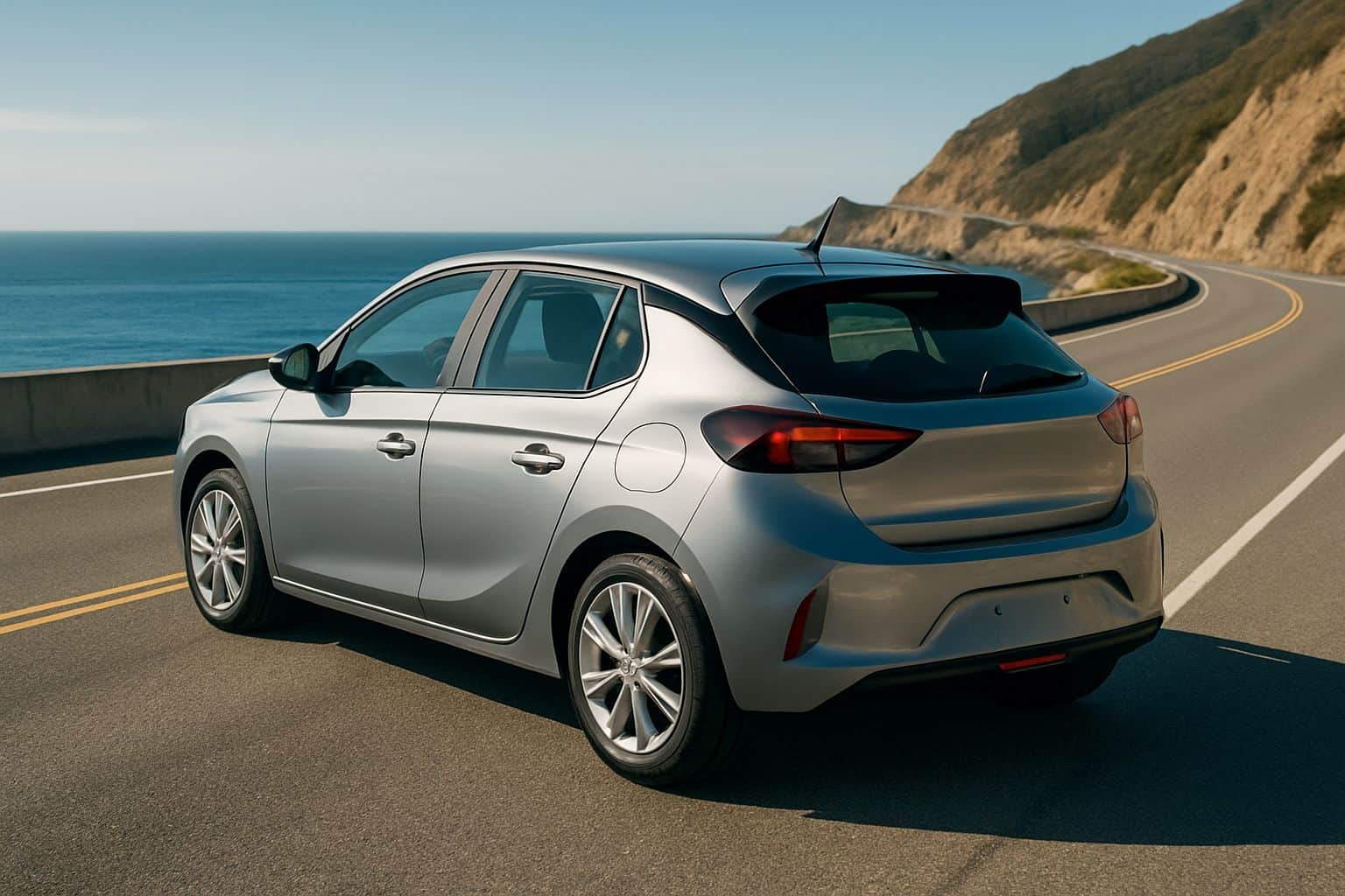 Finance Vauxhall Corsa - vauxhall corsa hatchback 2020 onwards rear angle