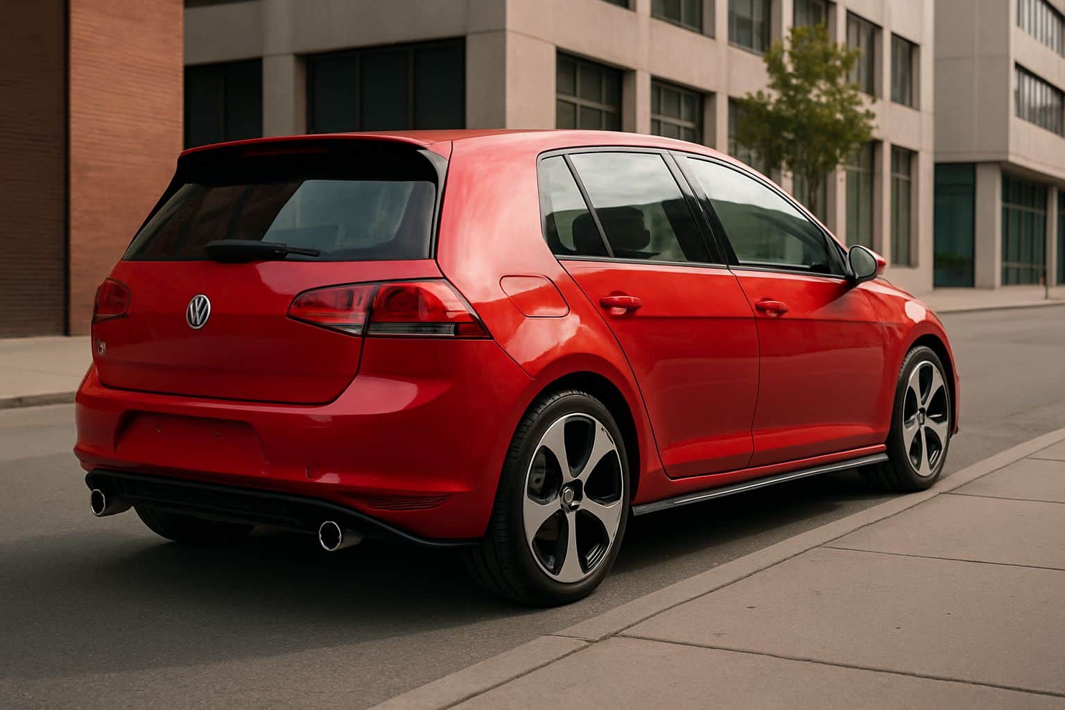 Finance Volkswagen Golf - volkswagen golf gti 2013 2017 rear angle