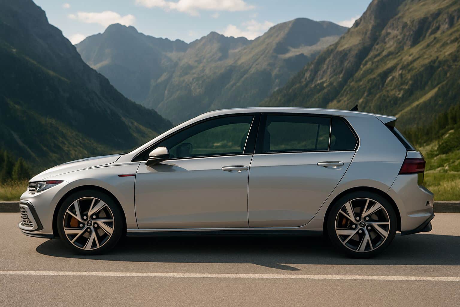 Finance Volkswagen Golf - volkswagen golf gti 2020 onwards full side profile
