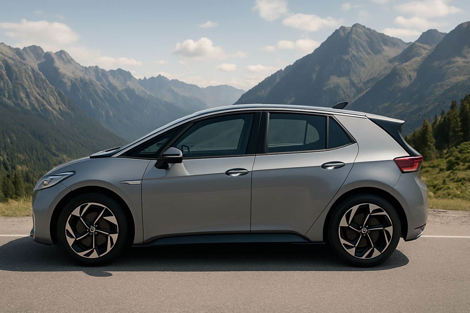 Finance Volkswagen ID.3 - volkswagen id.3 hatchback 2020 onwards full side profile