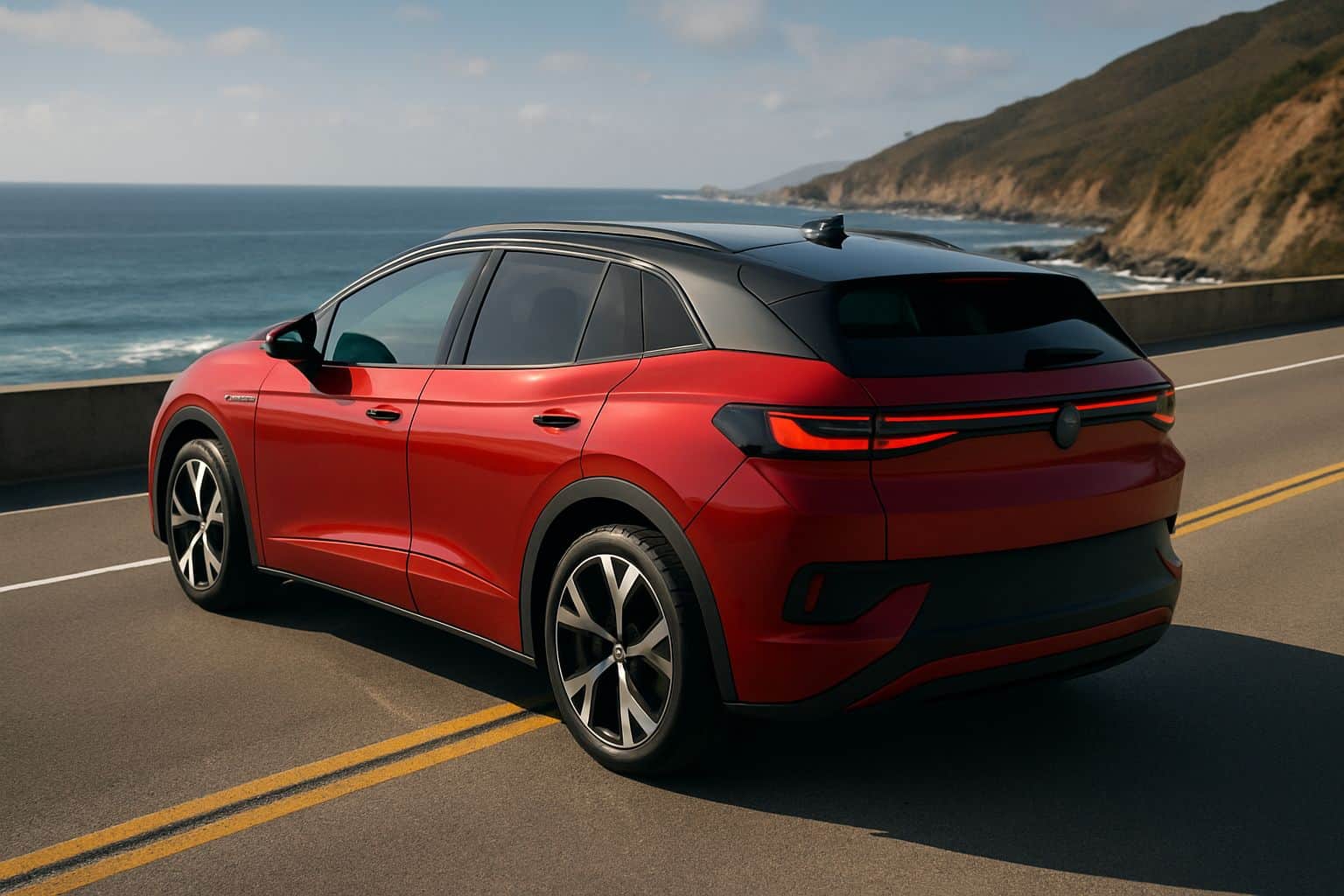 Finance Volkswagen ID.4 - volkswagen id.4 gtx 2024 onwards rear angle