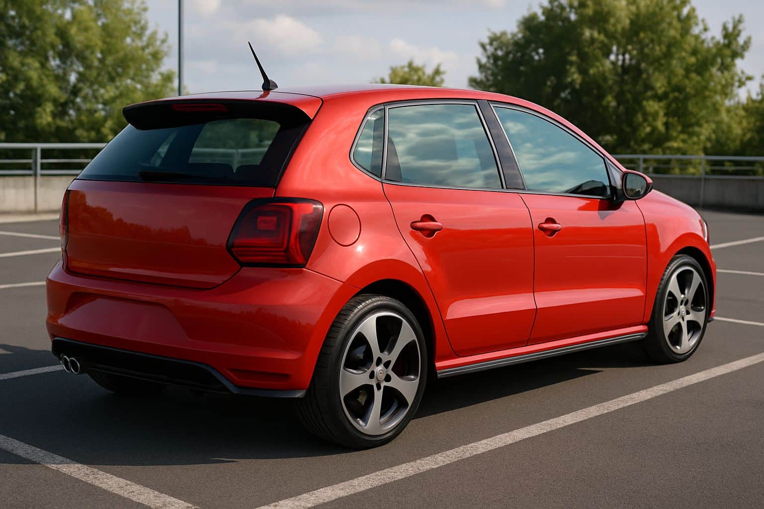 Finance Volkswagen Polo - volkswagen polo gti 2010 2017 rear angle